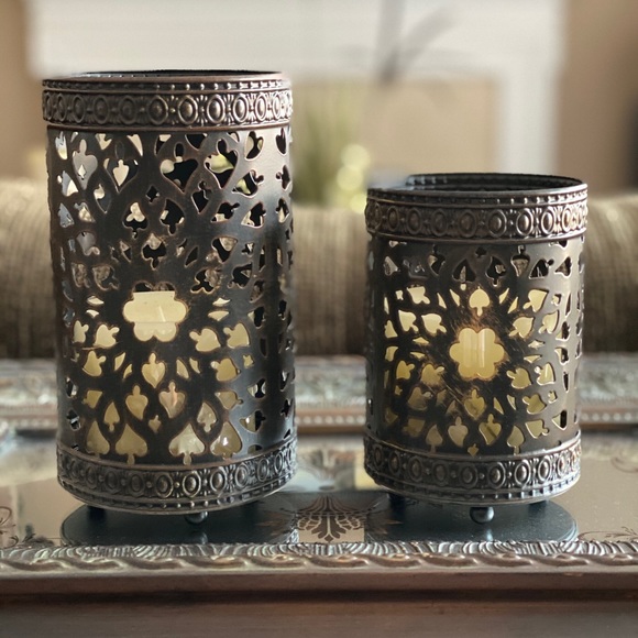 Willow House Other - Willow House Metal Candle Holders